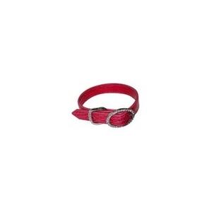 collare brillantinato 20 x 46 rosa