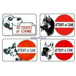 cartello "attenti al cane" HUSKY