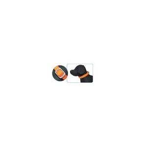 Collare in similpelle glossy 20-30 cm x 10 mm arancio