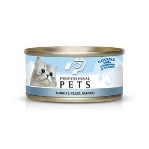 professional pet gatto tonno e pesce bianco 70 gr
