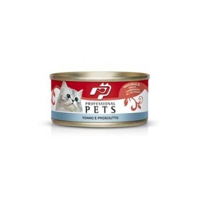 professional pet gatto tonno e prosciutto 70 gr