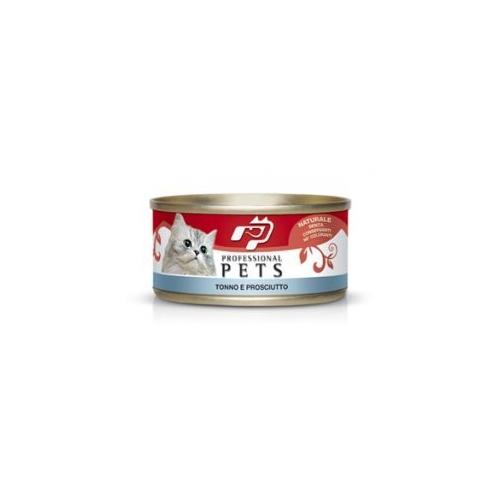 professional pet gatto tonno e prosciutto 70 gr