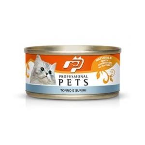 professional pet gatto tonno e surimi 70 gr