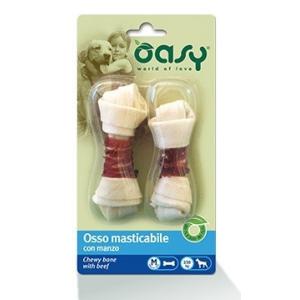 Oasy Cane Snack Osso Masticabile Manzo Tg. M 54g