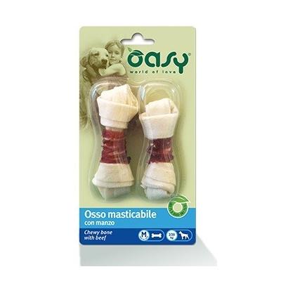 Oasy Cane Snack Osso Masticabile Manzo Tg. M 54g