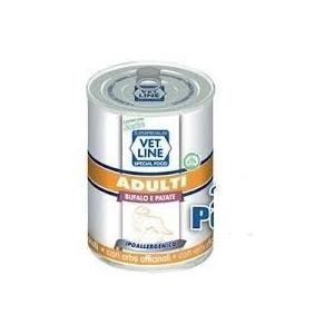vetline cane adulti bufalo & patate 400 gr