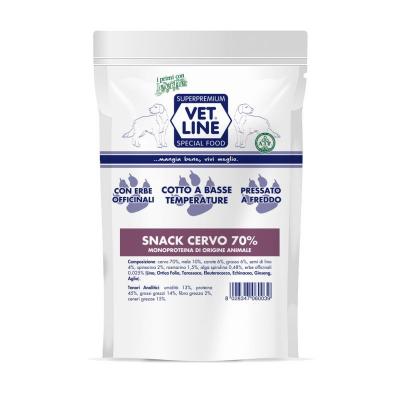 Vetline Cane Snack Cervo 70% 80 Gr