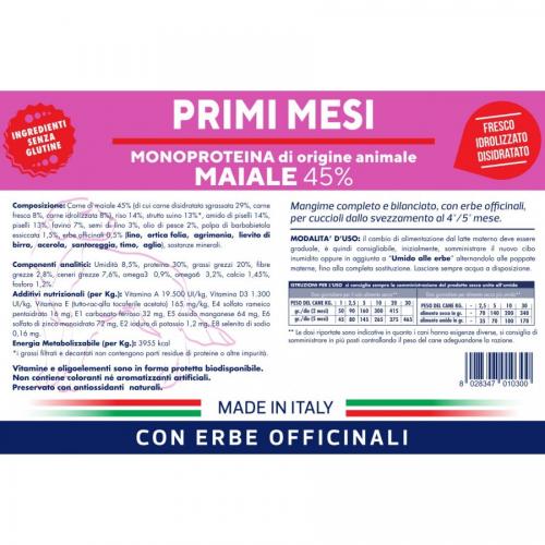Vetline Cane Primi Mesi Maiale