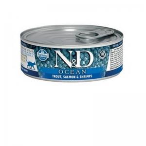 Farmina N&D Cat Ocean Trout&Salmon&Shrimps 85G