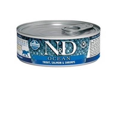 Farmina N&D Cat Ocean Trout&Salmon&Shrimps 85G