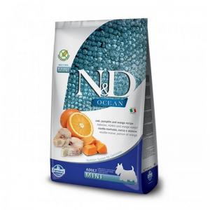 Farmina Cane N&D Ocean Adulto Mini Merluzzo, Zucca & Arancia