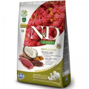 Farmina Cane N&D Quinoa Skin&Coat Adulto All Breeds Anatra, Quinoa, Cocco & Curcuma